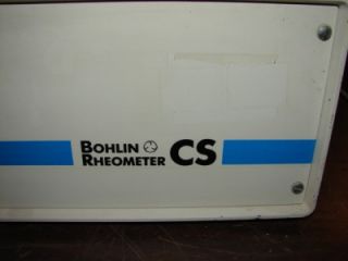 Bohlin Reologi CS Mr Controlled Stress Rheometer Electronics Unit 