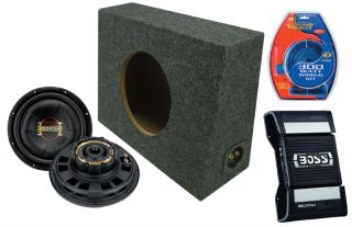 Boss Car Audio 10 Diablo Subwoofer Truck Box CE502 500W Amplifier Amp 