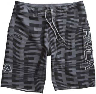 RVCA Access Denied Trunk New Charcoal Boardshorts 21” Outseam