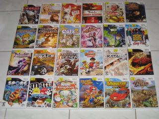 Wii Games You Pick Lot 1