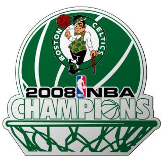 Boston Celtics 2008 NBA Champs Car Magnet 6 Champions