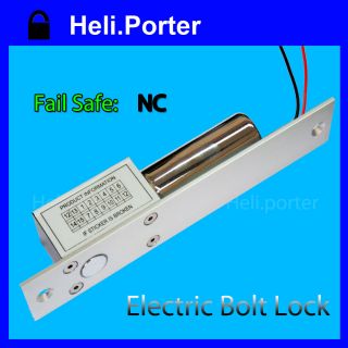 Electric Drop Bolt Lock Fail Safe NC Mode  DC 12V