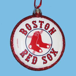 CLEARANCE Boston Red Sox MLB Baseball Christmas Tree Ornament