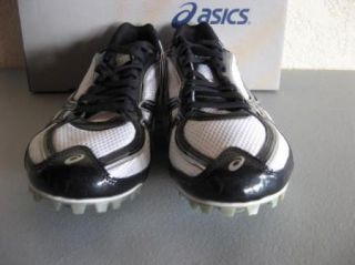   Asics Hyper MD Black White Track & Field Track Shoes 13 Spikes 7mm Pyr