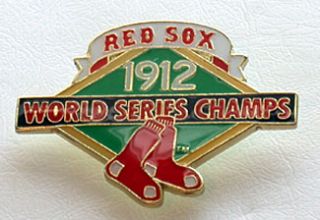 Boston Red Sox 1912 World Series Collectors Pin w W