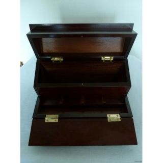 The Bombay Company Dark Wood Trinket/Jewelry Box   Very Beautiful