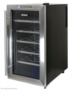 AW 181E NewAir 18 Bottle Wine Cooler With Digital Temperature Readout