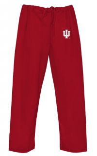 Indiana University Scrubs Med Bottoms Pants Best College Logo Apparel 