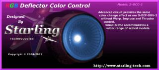 StarTrek Enterprise Deflector RGB Ramp Up Down Color Control Board 1 