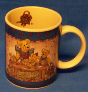Boyds Bear Coffee Cup Mug Bearware Pottery Works Cute