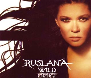 RUSLANA WILD ENERGY CD card autograph of Ruslana Eurovision vinner 