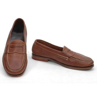 Cole Haan Pinch Penny Bourbon Brown Casual All Leather Loafers Shoes 