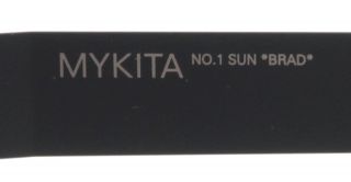 New Mykita Sunglasses Brad Black 002 59mm
