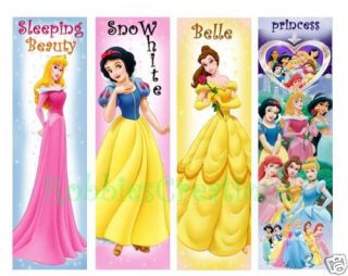 Lot FUN BOOKMARKS PRINCESS Snow White Belle Sleeping Beauty Book 