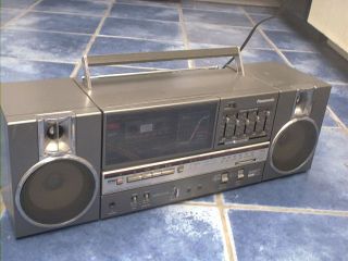 Panasonic Vintage Boombox Ghetto Blaster RX C45 Cassette Am FM Radio 