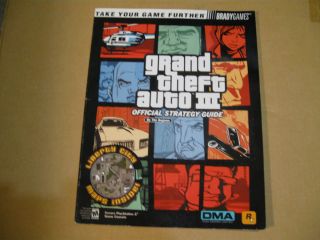    Theft Auto III Playstation 2 Brady Games Official Strategy Guide PS2