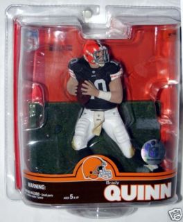 McFarlane NFL Series 16 Football Brady Quinn Cleveland Browns Action 