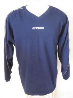 Mens Logo Athletic NFL Dallas Cowboys L Sweatshirt Sewn Logo Blue Warm 
