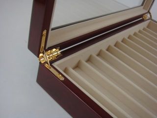 High Quality Lacquer 12 Pen Display Collectors Box Case 【Free USA 