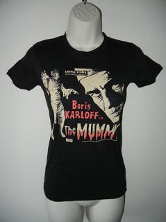 New Rock Rebel Universal Monsters Boris Karloff The Mummy Girly Black 