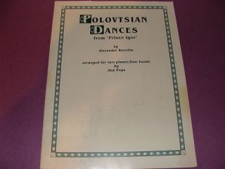 Polovtsian Dances Prince Igor Borodin 2 Pianos 1992