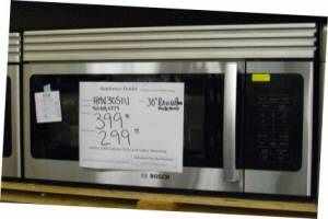 New Bosch Stainless Steel Over The Range Microwave HMV3051U