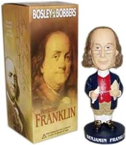 RARE Ben Franklin Bosley Bobble Head Doll