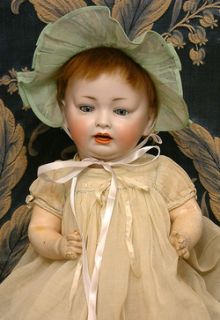 Precious 17 Louis Wolfe Hertel Schwabb 152 Antique Doll Amazing Grey 