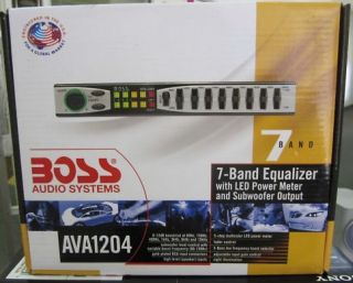 2011 NEW BOSS AVA 1204 7 BAND PREAMP EQ/EQUALIZER