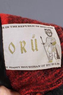 designer boru jimmy hourihan made in dublin ireland color red tartan 