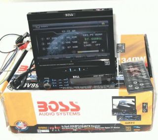 boss bv9993 in dash dvd  cd am fm receiver 7 touchscreen 340w 4 