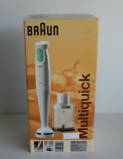 Braun MR 400 HC Imersion Hand Wand Blender with Food Processor