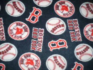 Boston Red Sox MLB Baseball Fleece Fabric
