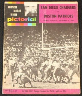 1966 San Diego Chargers vs Boston Patriots