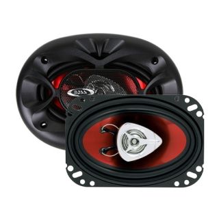BOSS AUDIO BRAND CH4620 NEW 4 X 6 INCH 2 WAY 400W SPEAKERS RED CONE 