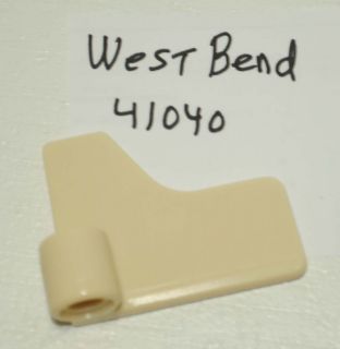 West Bend 41040 Bread Maker Machine Paddle Part Only