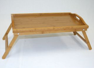 Folding Bamboo Bed Tray Breakfast Tray