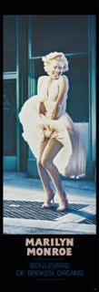Door Poster Marilyn Monroe Boulevard of Broken Dreams