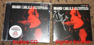 Brandi Carlile Signed CD Live at Benaroya Autographed