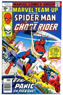 Marvel Team Up 58 Spider Man Ghost Rider June 1977 Marvel Comics VF NM 