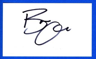 Bree Olson Playboy 2011 Former Charlie Sheen Goddess Signed 3x5 Card 