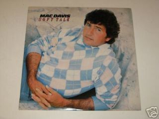 Mac Davis Soft Talk LP Record Country 1984