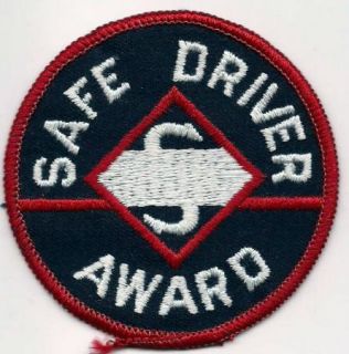 Skelly Oil Company Safe Driver Award Embroidered Patch