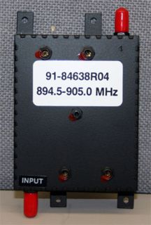 Motorola 91 84638R04 Bandwidth Preselector Filter