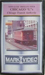 VHS Video 1948 Chicago Elevated Rwy System Ls North Shore Line CA E 