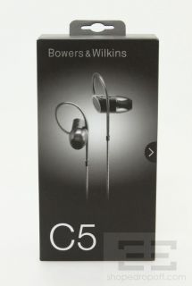 Bowers & Wilkins C5 In Ear Headphones, Gloss Black, Brand New