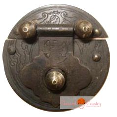 Furniture Brass Hardware Jewelry Box Padlock Handle Locking Latch 1 38 