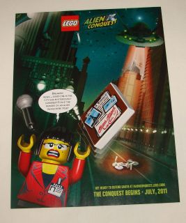 2011 Lego Alien Conquest Ad Page Breaking News