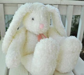 Boyds Collection White Bunny Rabbit Bears in The Attic