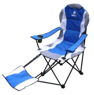   CHAIR WITH FOOTREST PERFECT FOR CAMPING, FISHING, BEACH & TAILGATING